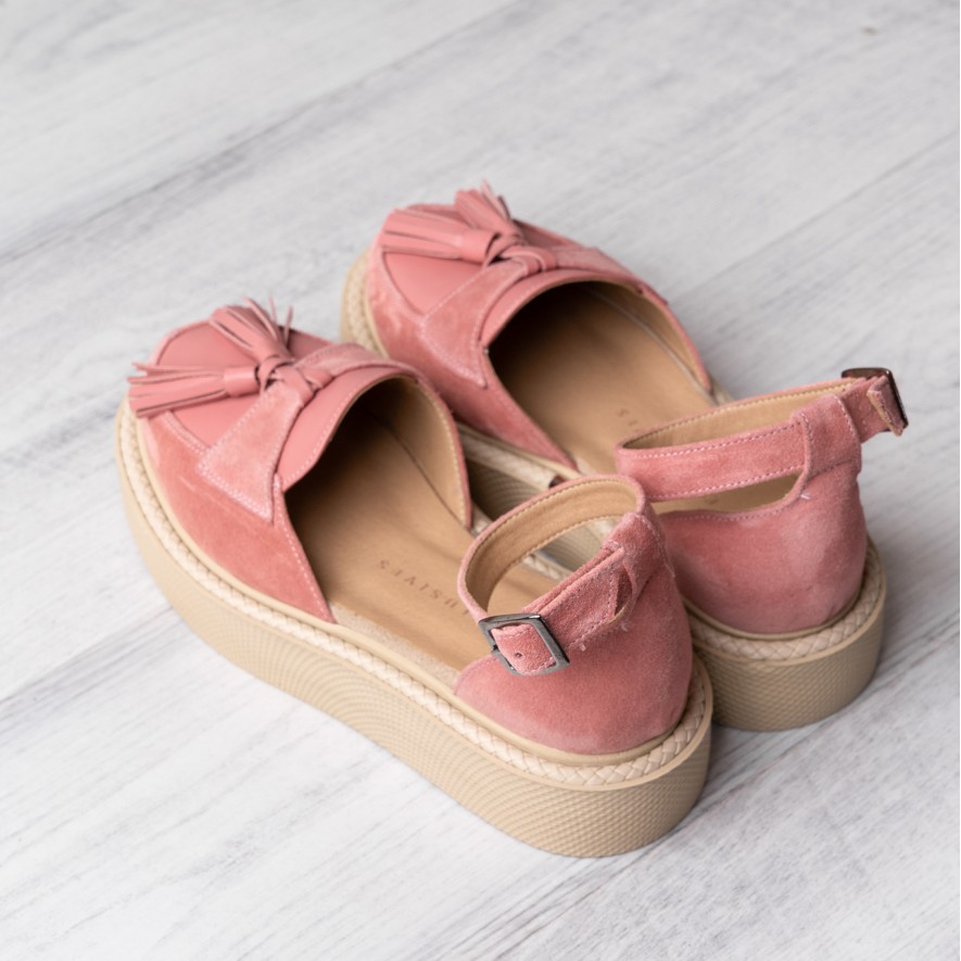     Pantofi - Augustino - Pink combo